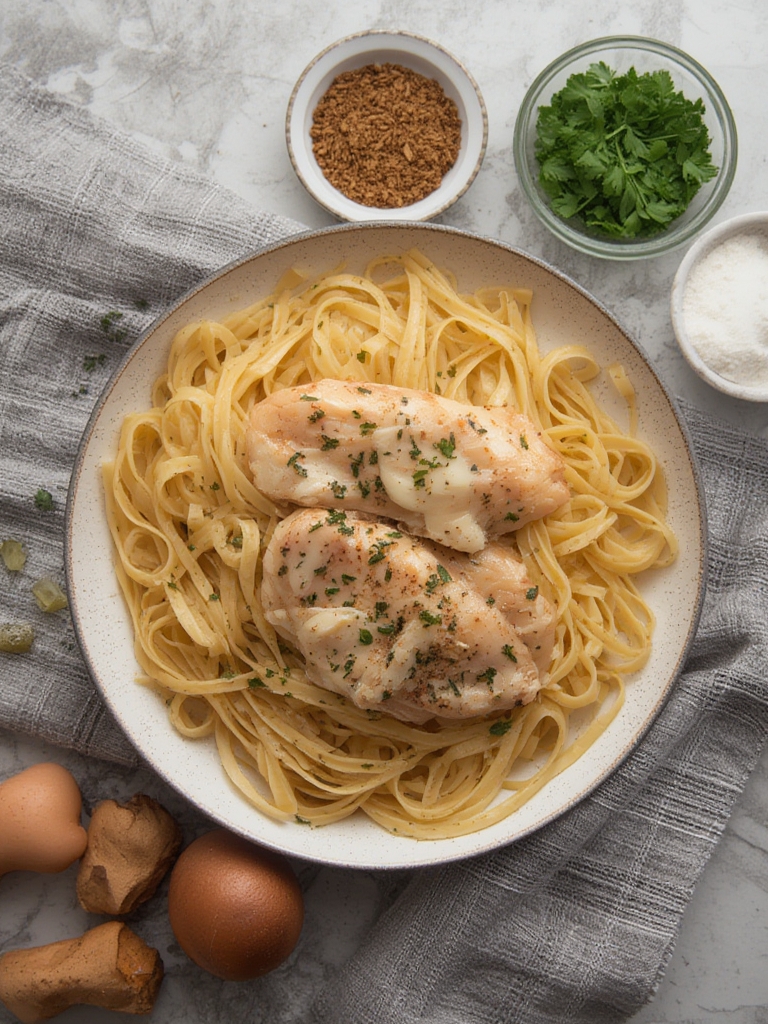chicken pasta carbonara