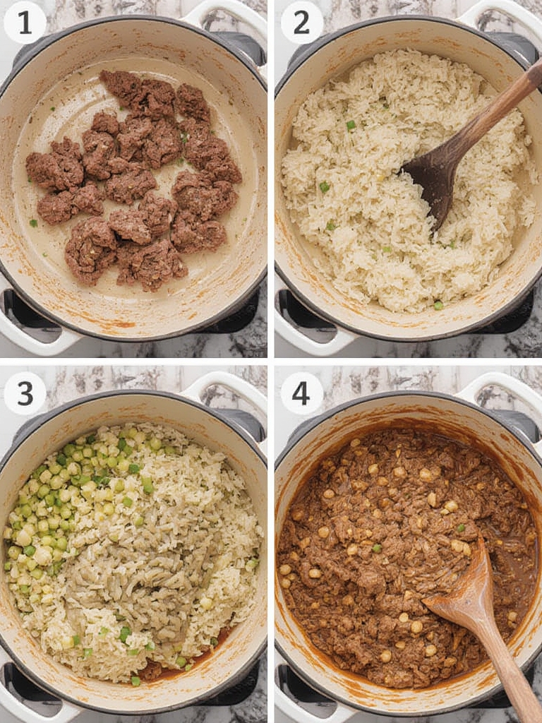 ground beef and rice recipes