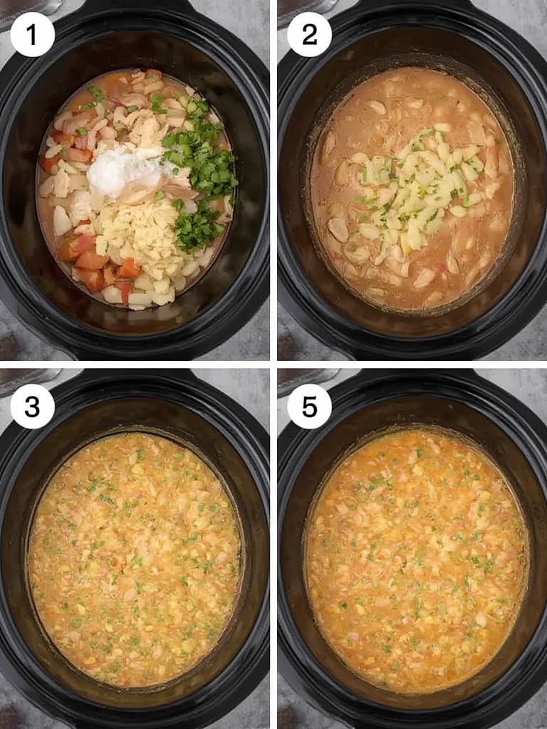 white chicken chili crockpot
