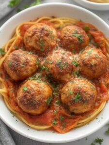 Baked Italian Chicken Meatballs