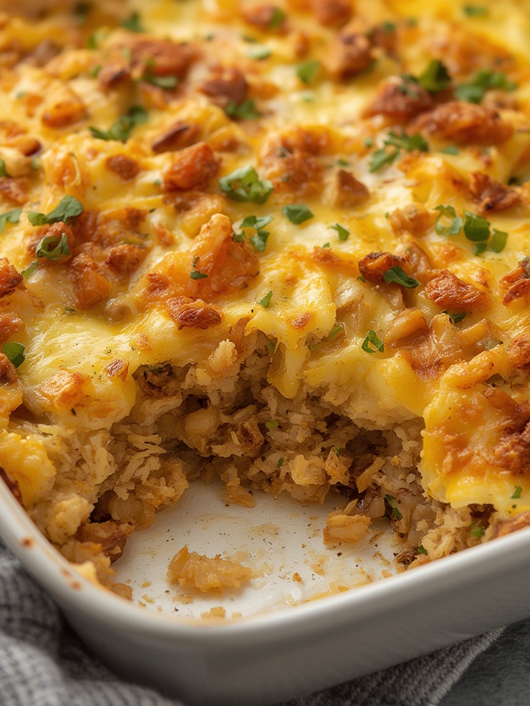 breakfast casserole with hash browns