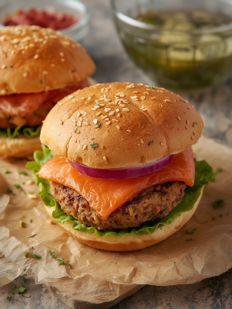 salmon burgers with canned salmon